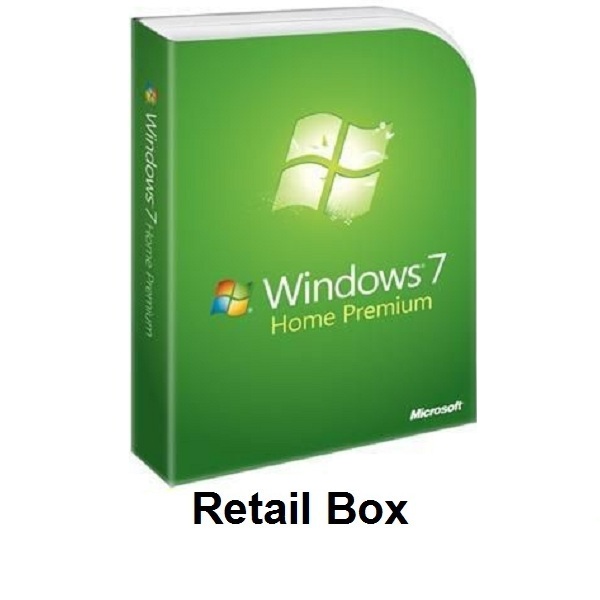 Windows 7 Home Premium  Retail Box