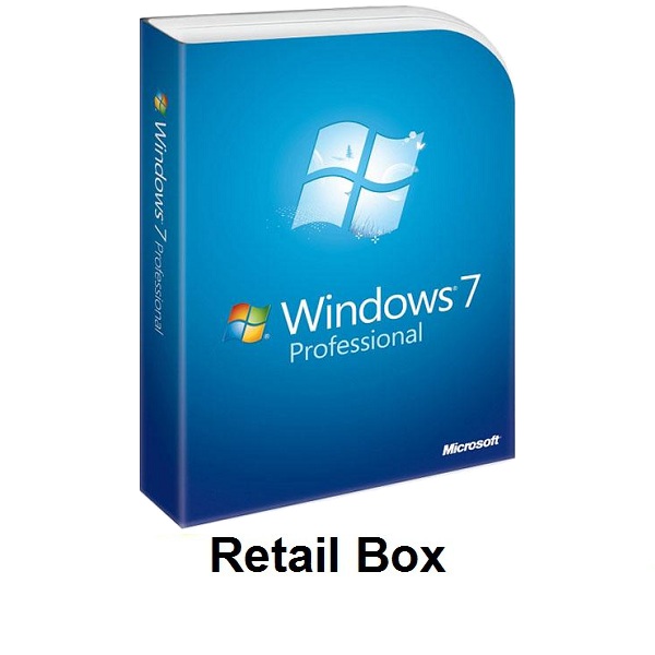Windows 7 Professional  Retail Box