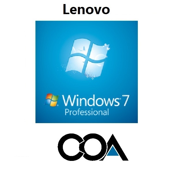 Windows 7 Professional OA China Lenovo COA Sticker