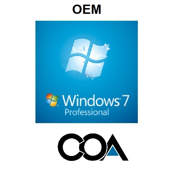Windows 7 Professional OEM COA Sticker