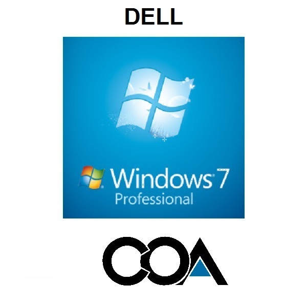 Windows 7 Professional OA DELL COA Sticker