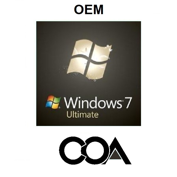 Windows 7 Ultimate OEM Software COA Sticker