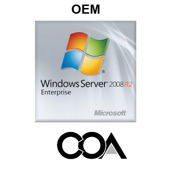 Windows Server 2008 R2 Enterprise OEM COA Sticker