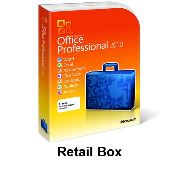 Office Professional 2010 Retail Box
